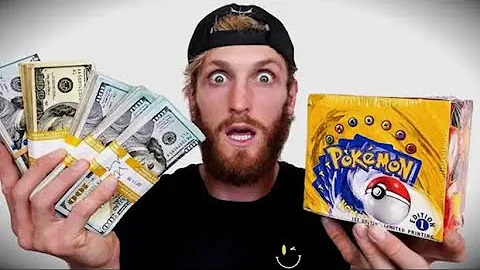 Logan Paul pulling a first edition charizard [LIVE]