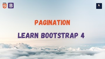 #14 Pagination Bootstrap 4 - Learn Bootstrap 4 tutorials for beginners - No Commentary