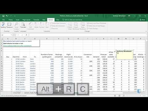 Adding Comments to Cells in Excel