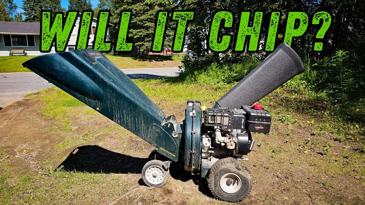 Craftsman Wood Chipper 8.5hp, Will it run? Carb Work + How to Sharpen