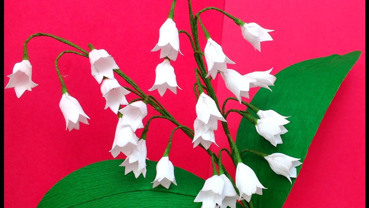 折り紙 すずらん 折り方 簡単な立体鈴蘭の花の作り方 手作り工作