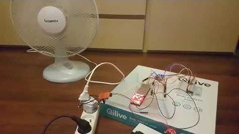 ESP8266 and Raspberry Pi - controlling a fan based on luminosity level