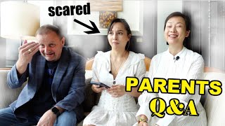 How My Parents Flirt In Their Second Language 😳 (Q&amp;A!) | 爸爸媽媽用手語溝通30年?!