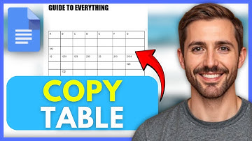 How to Copy a Table in Google Docs 2025 (Full Guide)