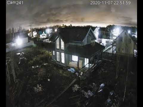 LIVE CAMERA Белоостров строительство каркасного дома 9x15