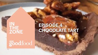 In the zone - chocolate tart easy recipe. for this week's relaxing
start to your sunday, liberty's making paul a young's sea-salted
chocolat...