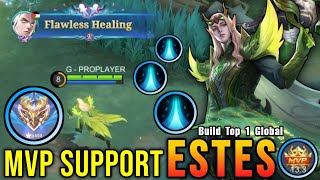 MVP Support Estes Flawless Healing!! - Bouw Top 1 Global Estes ~ MLBB