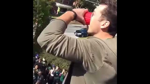 Dpdt  guy jumping from roof to table