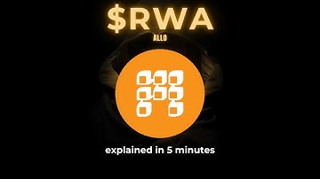 ALLO Token EXPLAINED: Can This AI-Crypto Power Real-World Assets + AI Revolution? 🤖🏦