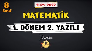 8. Sınıf Matematik 1.Dönem 2.Yazılı Soruları