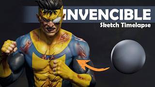 INVENCIBLE – ZBrush Speed SCULPT (Timelapse) | Character SKETCH from Scratch