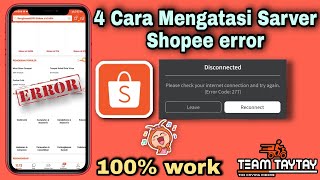 Cara Mengatasi Shopee Error Terbaru 100% work