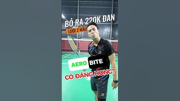 Test cước AEROBITE - Liệu chất lượng có đi đôi với giá thành ??? #badminton #vnb #caulong #shorts