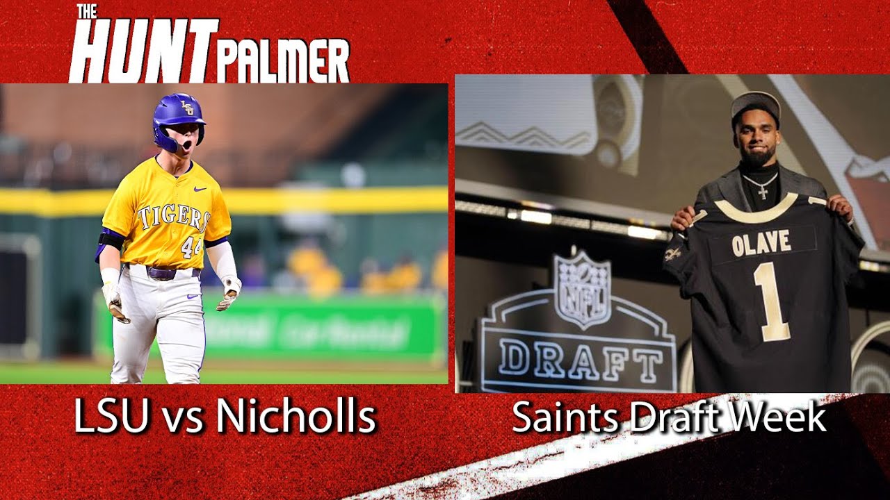 HPS LSU Baseball vs Nicholls Preview Saints Draft Update LSU Transfer Portal Targets YouTube