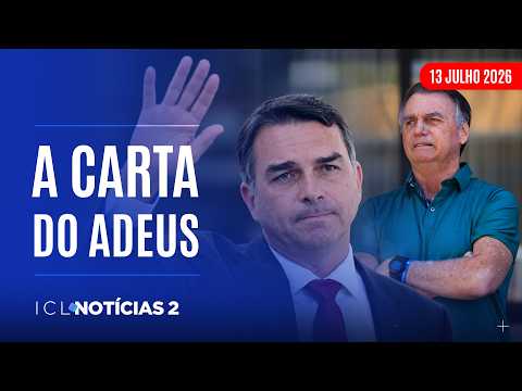 APÓS TEXTO DE JAIR, MORAES SUSPENDE VISITA DE FLÁVIO AO PAI POR 90 DIAS -  ICL NOTÍCIAS 2 - 13/07/26
