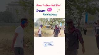 SRTEAM HOLI CELEBRATIONS 😍 || #rishi #shreeprabha #holi @rishi_stylish_official @gullyporis3121