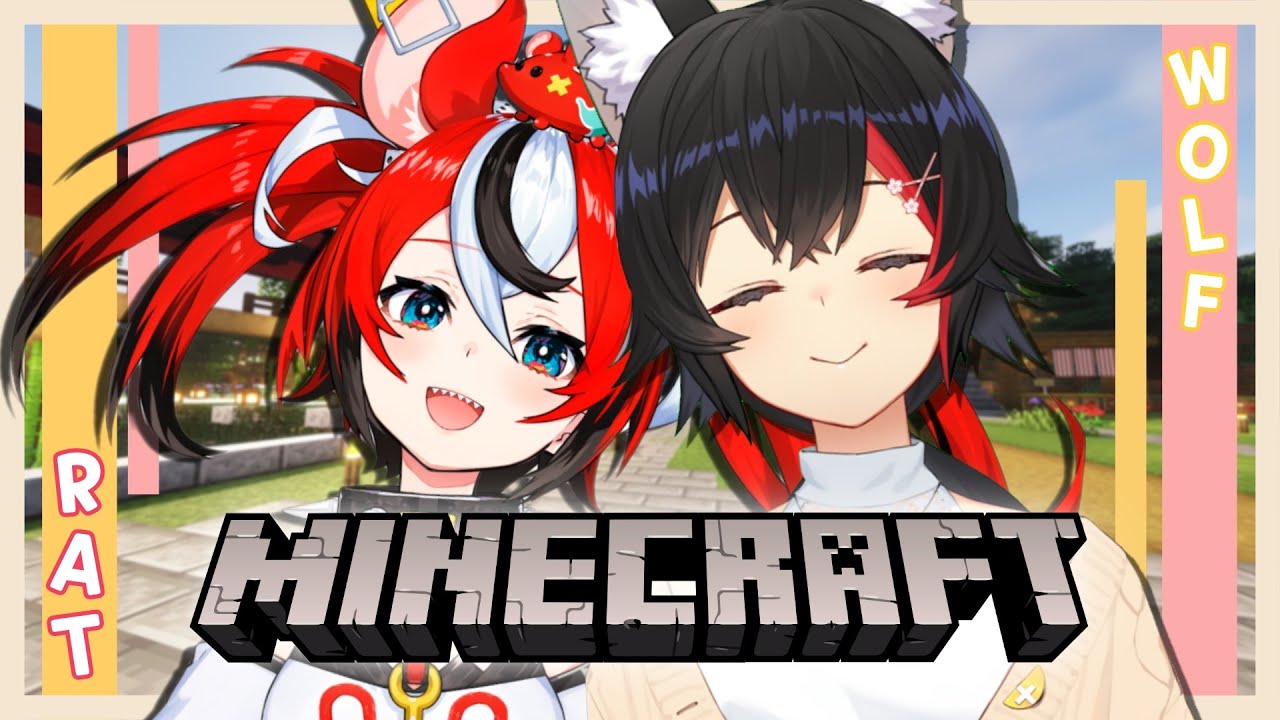 ≪MINECRAFT≫  RAT AND WOLF ENTER EN SERVER! ft. Mio-senpai!
