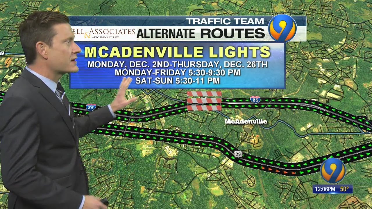 TRAFFIC ALERT Congestion expected as McAdenville lights up as