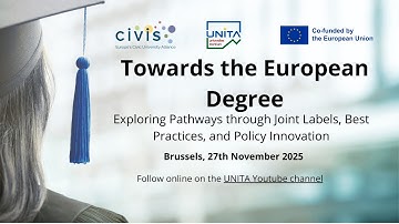 Towards the European Degree - Brussels, 27th November 2025 - Part 1