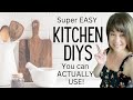 Super *Easy* kitchen DIYs you can ACTUALLY USE!! | Kitchen DIY projects