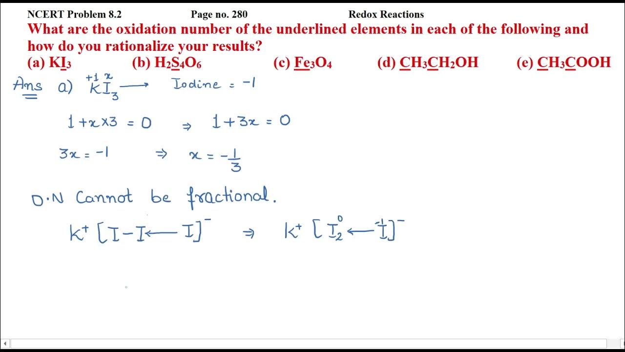 assign oxidation number to the underlined elements h2s2o7