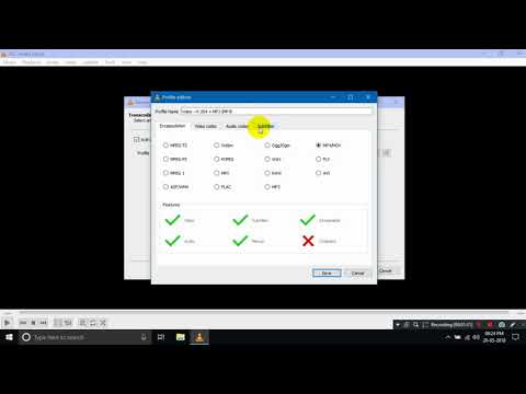 Hardcode Subtitles Using VLC Media Player