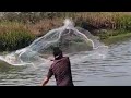 How To Throw Cast Net Fishing Unbelievable Net Fishing Video
