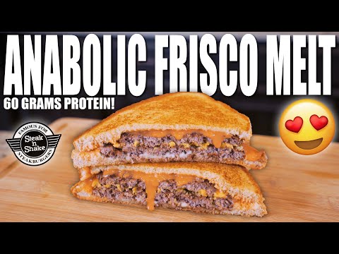 Anabolic Frisco Melt | My Favorite Healthy Burger! | Easy High Protein Steak 'N Shake Copycat Recipe