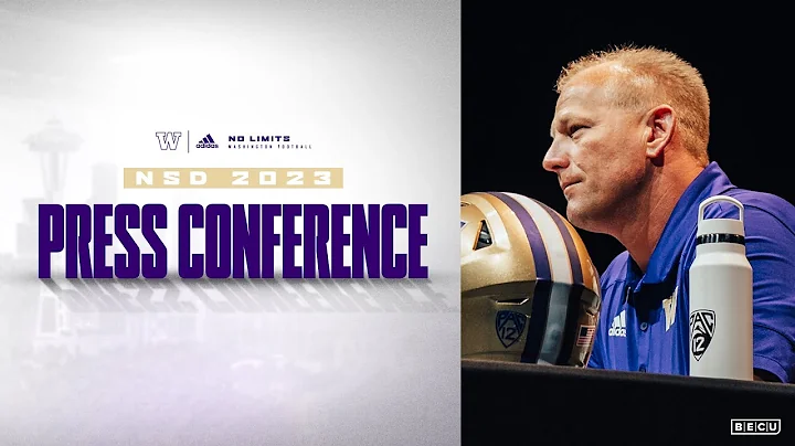 Head Coach Kalen DeBoer NSD23 Press Conference