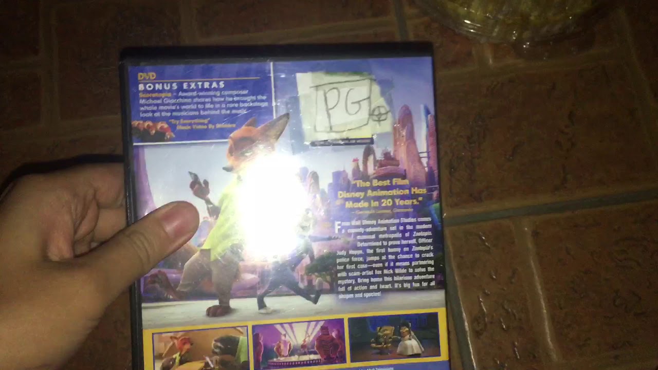 Zootopia 2016 DVD Review