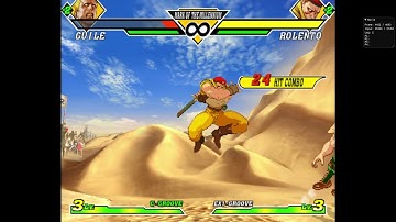 new CVS2 infinite combo Rolento EX