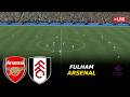 🔴Arsenal vs Fulham Live | Premier League 2025/26 | eFootball PES 21 Simulation