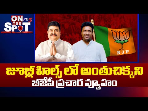 ప్రచారంతో పనిలేదు..ప్రజలే గెలిపిస్తారు | BJP Cadre Election Campaign In Jubilee Hills | TV5 News - TV5NEWS