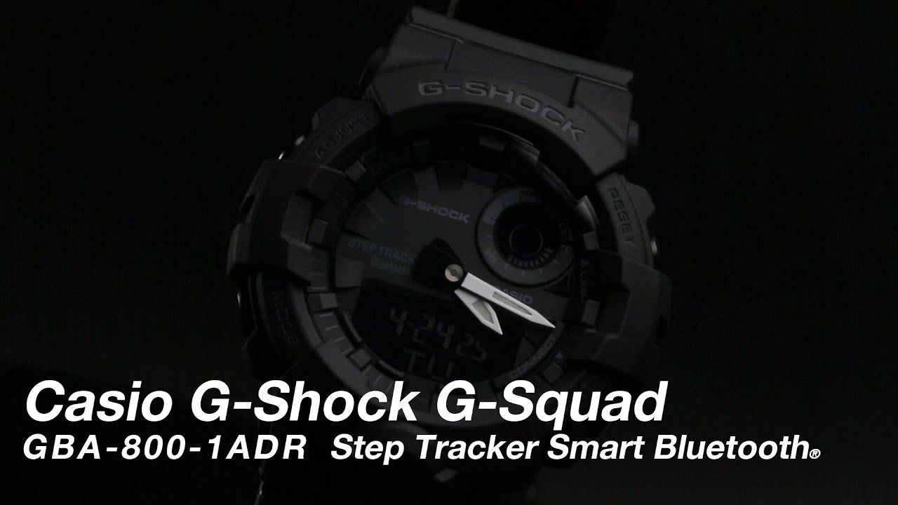 Casio G-Shock G-Squad Step Tracker GBA-800-1ADR Smart Bluetooth®