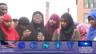 St.Cloud Tech H School Muslim Students protested about bulling from some of local Students.