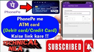 Phonepe Apps per ATM card and credit Card kaise add Karen aur uska benefit full process Dikhaunga screenshot 3