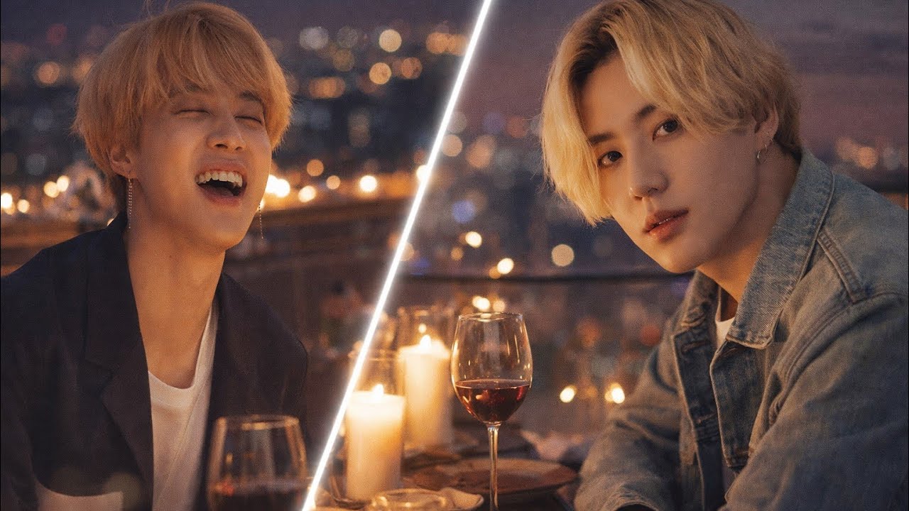 🌌 🍷 “Rooftop secret - Jimin's laughter, Jungkook's confession that binds hearts forever” 🫶 💫 😭