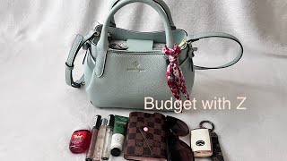 Nanette Lepore bag in mint| what fits and first impression