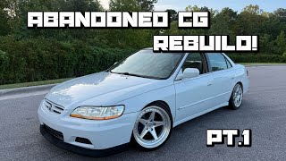 Rebuilding My ABANDONED CG Accord in 20 Days For ASM OBX!
