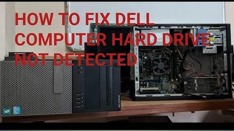 How To Fix Dell Computer Hard Drive Not Detected / How To Check if the hard disk