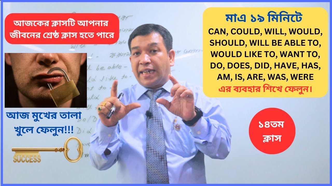 Spoken English!! ক্লাস 5 থেকে HSC, বিদেশ যাত্রী গৃহিণী সবাই আজ মুখের তালা খুলে ফেলুন!১০০% গ্যারান্টি