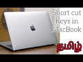 Short cut keys in Macbook in Tamil