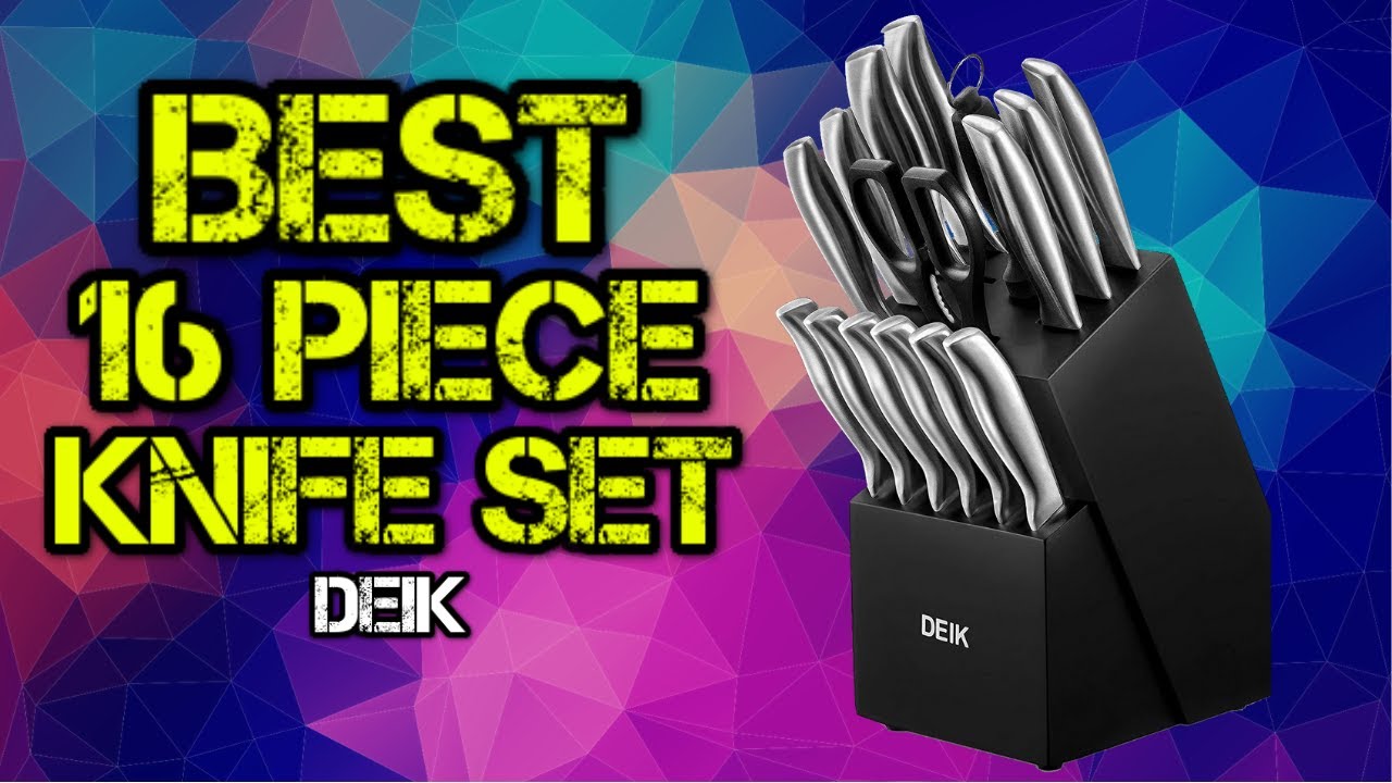 Deik 16 Piece Knife Block Set