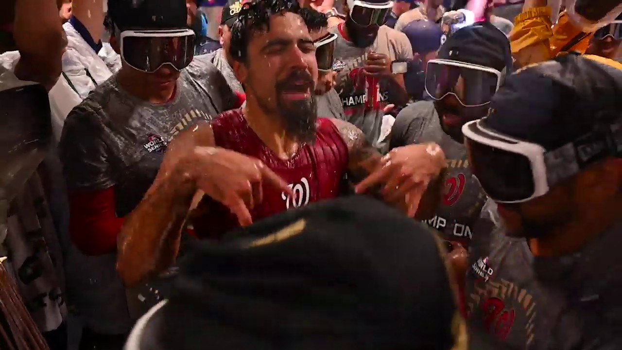 World Series 2019: Nationals Trophy Celebration Highlights