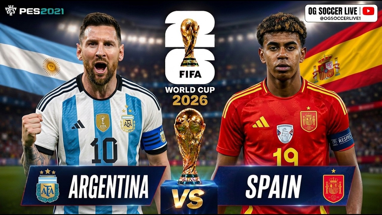 eFootball PES 21 Gameplay | World Cup 2026 Live Simulation