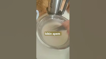 Thumbnail of Coba bikin apem tepung terigu#shorts