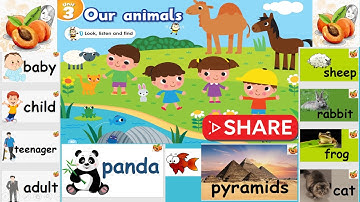 Connect plus for kg1 Unit 3 🐴🐸🐪🐱🐠Teacher