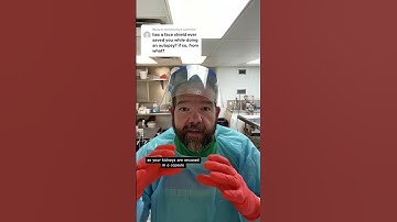 Has the face shield ever saved me during an autopsy? #gdubya  #autopsytech  #ppe #faceshield