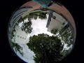 Capturing stereo and depth map from a single rotating fisheye