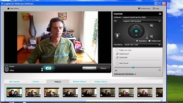 Logitech webcam record video and take photos